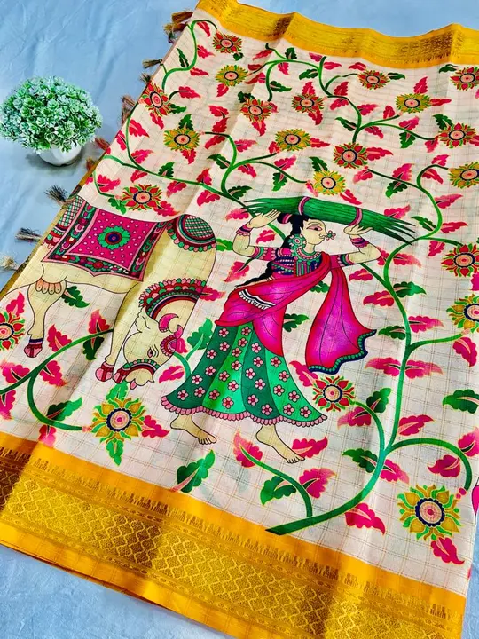 🌹 *Catalog - ADITI*

🌹 *Fabric : Pure Kalamkari Silk Saree with Digital Print*

🌹 *Sarees     uploaded by Smartlooks on 4/26/2023
