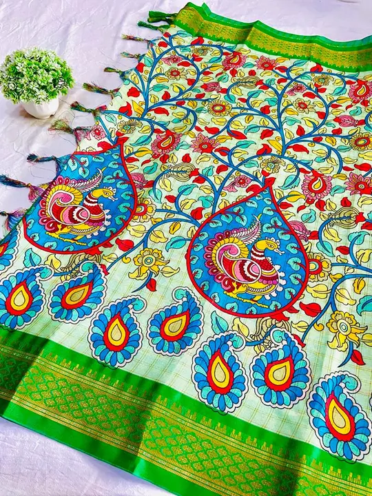 🌹 *Catalog - ADITI*

🌹 *Fabric : Pure Kalamkari Silk Saree with Digital Print*

🌹 *Sarees     uploaded by business on 4/26/2023