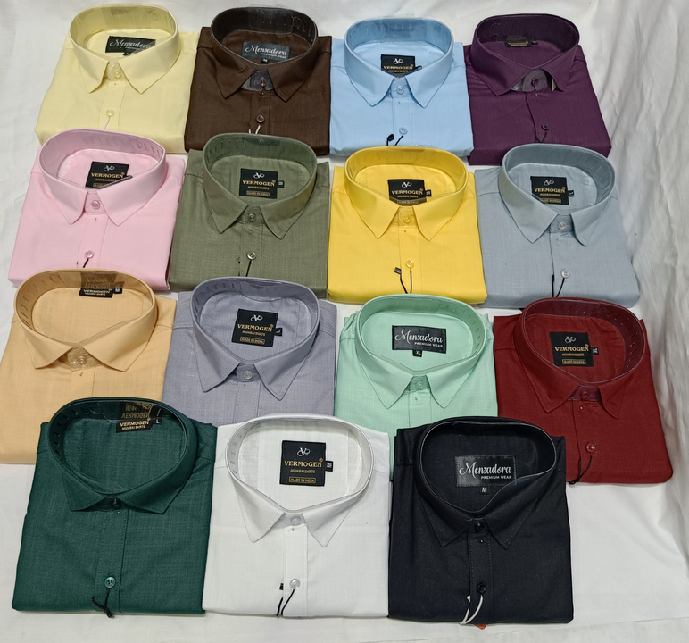 Plain shirts uploaded by MUMBAI SHIRTS 📞 on 4/26/2023
