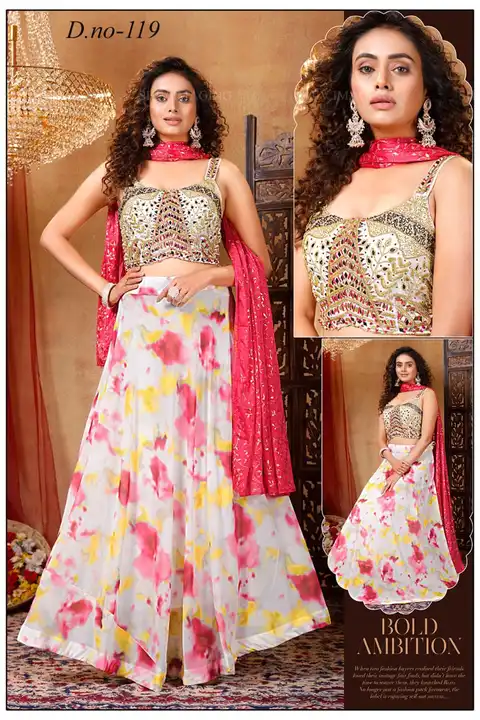 Zorjet digital print  uploaded by Manufacturing of readymade Punjabi dress on 4/26/2023