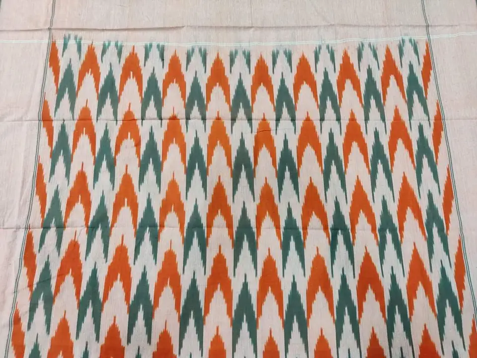 Pochampally Handloom Ikkat Cotton Designer Single Cot Bedsheet  uploaded by KS HANDLOOM on 4/26/2023