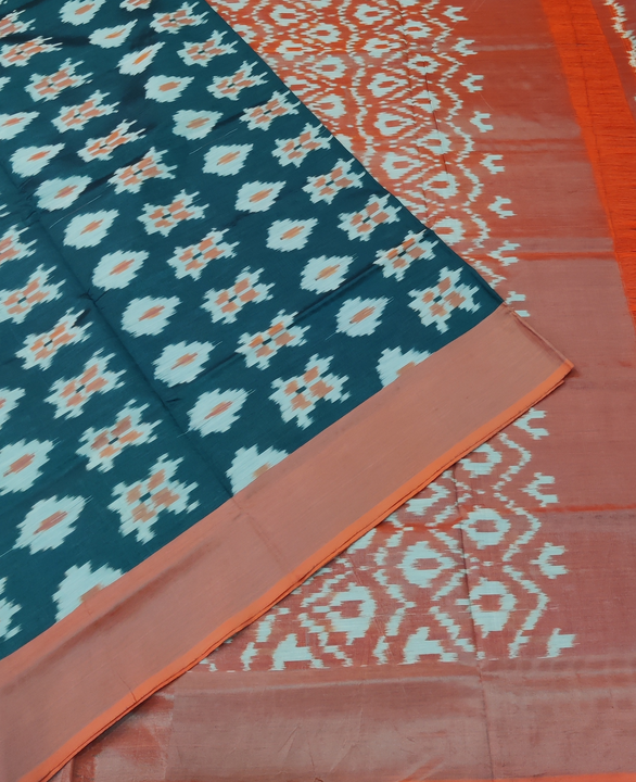 Pochampally Handloom Ikkat Sicko Pattu Designer Sarees  uploaded by KS HANDLOOM on 4/26/2023