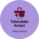 Business logo of Tahiruddin Ansari Fabrication