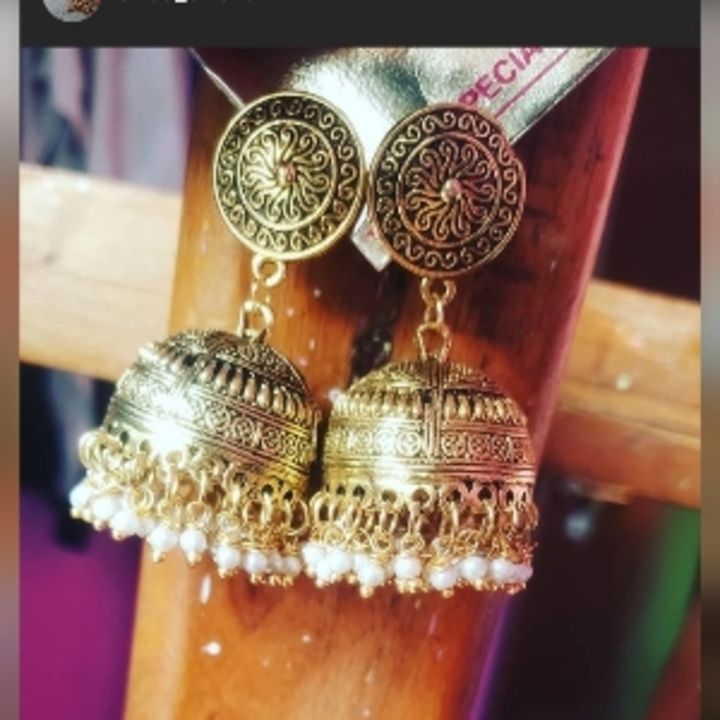 Jhumkas uploaded by Handmade jewellery on 3/7/2021