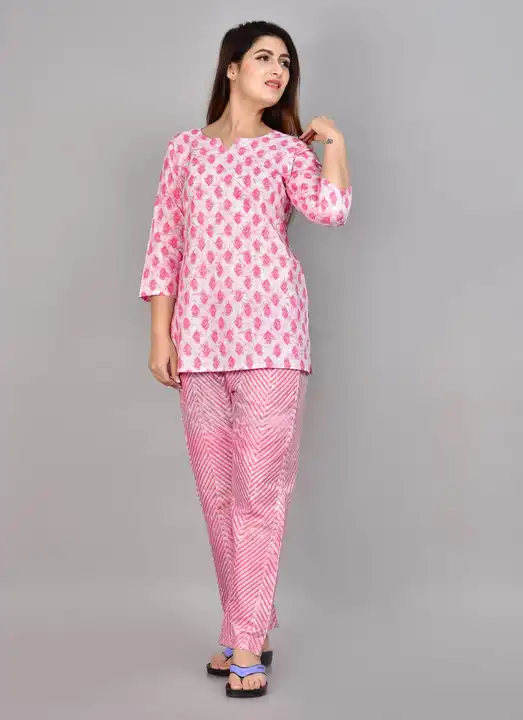 Length 36 inch 

Size 36 to 44

1 pocket
Cotton 

Price - 530+ uploaded by Saiba hand block on 4/26/2023