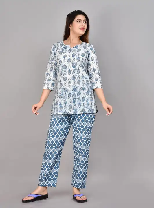 Length 36 inch 

Size 36 to 44

1 pocket
Cotton 

Price - 530+ uploaded by Saiba hand block on 4/26/2023