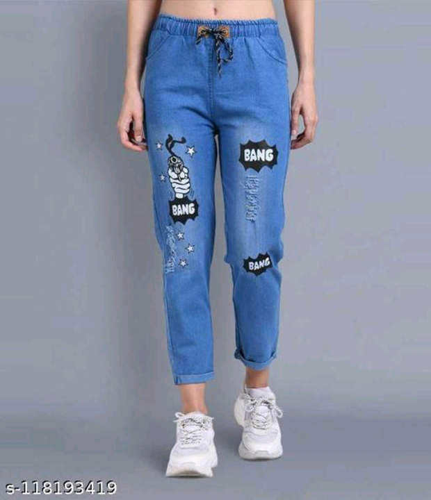 Women's Printed Joggers and Jeans uploaded by Zooni Collection on 4/26/2023