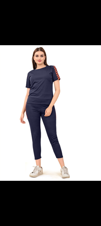 Post image FABRIC : COTTON LYCRA BLENDED

SIZES : S(36 BUST - 26 WAIST),M(38 BUST - 28 WAIST), L(40 BUST - 30 WAIST),XL(42 BUST - 32 WAIST),XXL(44 BUST - 34 WAIST)

LENGTH : 38 INCHES PANT 
                23 INCHES T SHIRT  

RATE : 380/- for order 7500316573