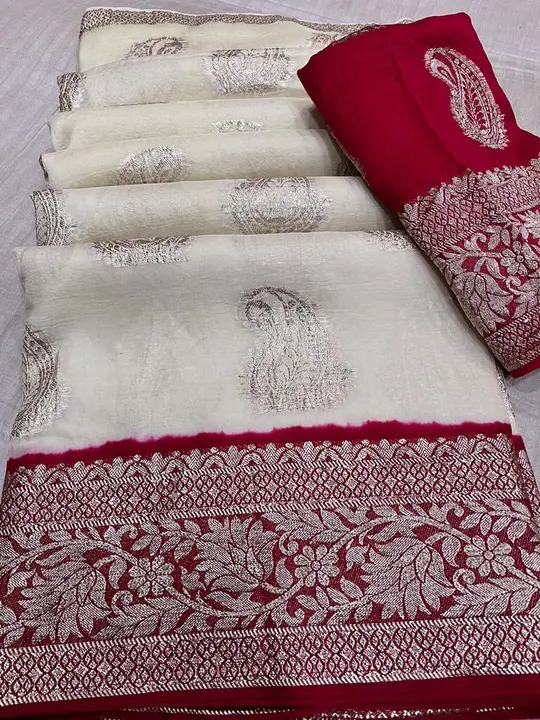 🥰🥰Original product🥰🥰


👉 Russian Dola multi dai fabric with beautiful mx zari  border💃🏻💃🏻💃 uploaded by Gotapatti manufacturer on 4/27/2023