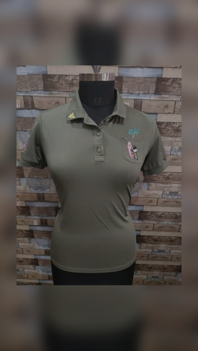 Polo half sleev surplus ladies tshirt  uploaded by Sasta bazar on 4/27/2023