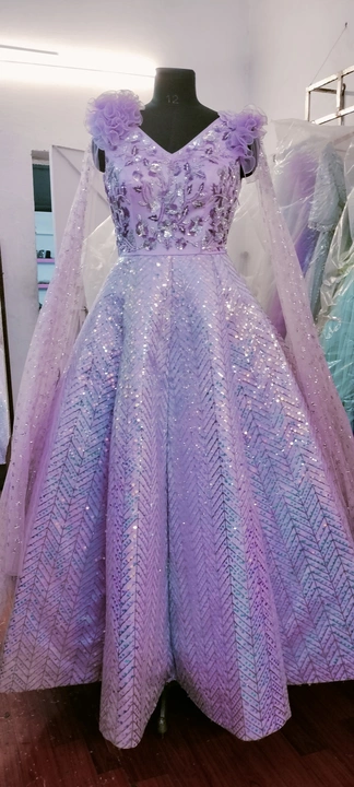 Lavender beautiful gown uploaded by business on 4/27/2023