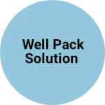 Business logo of Well Pack Solution