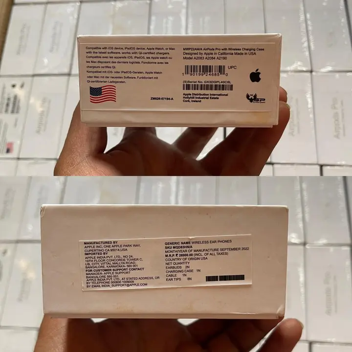    🥳

*AIRPODS PRO USA 🇺🇸 QUALITY 598 mAh *



Sale sale 
 uploaded by Deluxe Digi  on 4/27/2023