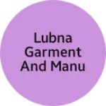 Business logo of Lubna garment and manufacturers