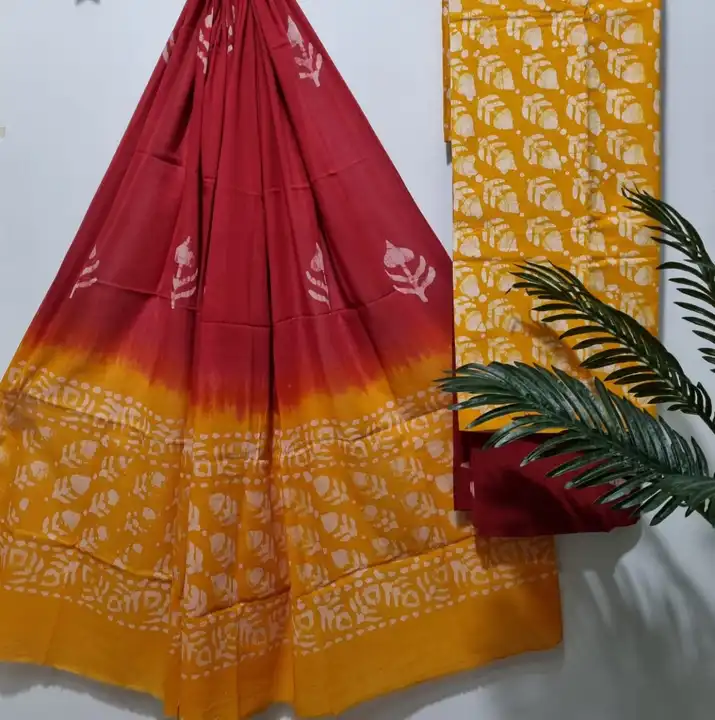 Cotton dupatta suit  uploaded by Indiana Creations  on 4/27/2023
