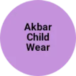 Business logo of Akbar child wear