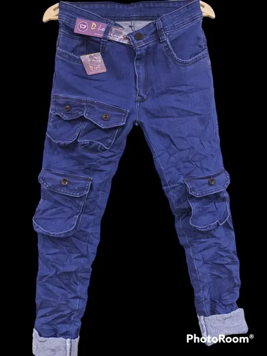 Denim cargo heavy 8 pocket 4 colour  uploaded by D kode jeans on 4/27/2023