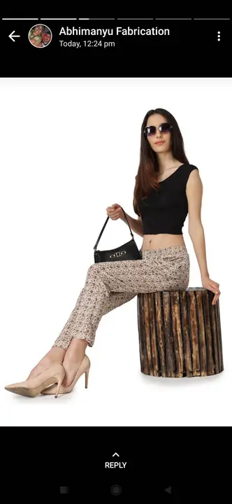 Women printed Trouser 👖 uploaded by Dakshenterprises on 4/27/2023