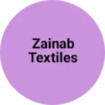 Business logo of Zainab Textiles