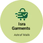 Business logo of Isra garments