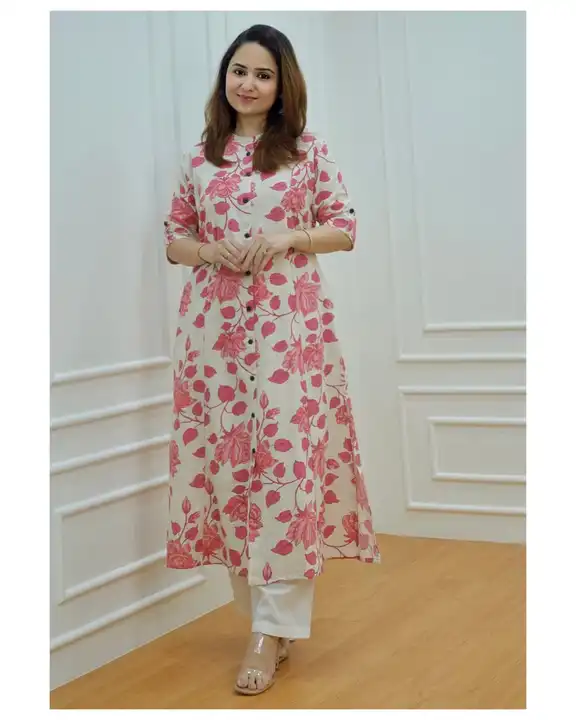 JaipurTrendz fashionable A-line Princess cut ptinted kurti.. Sizes - 38 to 54... uploaded by business on 4/27/2023