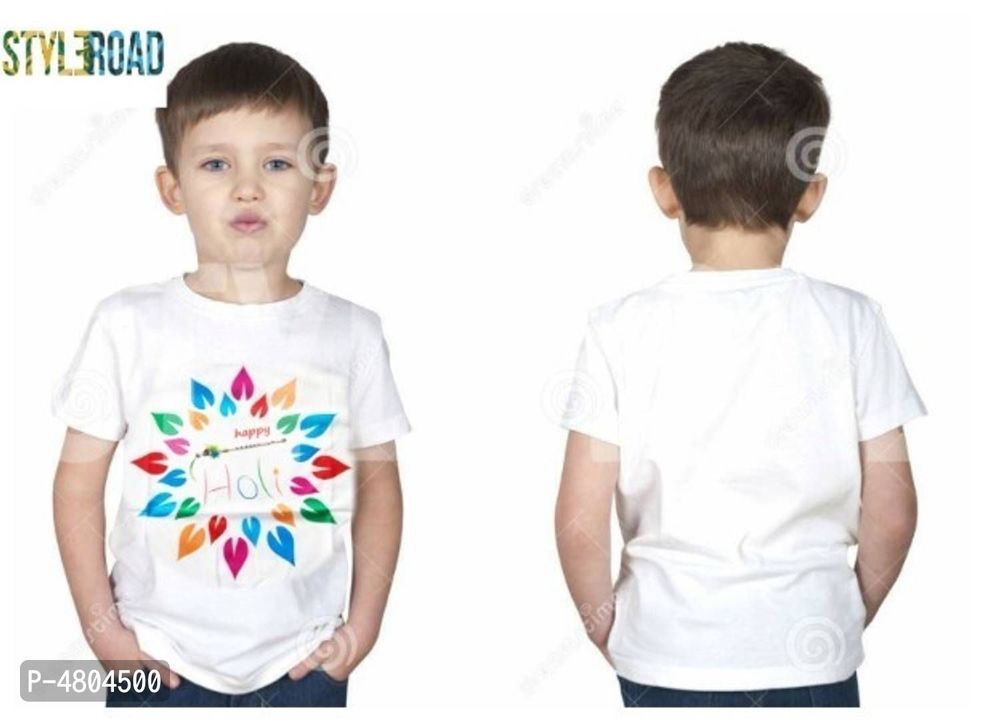 STYLEROAD HOLI SPECIAL BOY'S T-, SHIRTS uploaded by SN creations on 3/7/2021