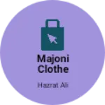 Business logo of Majoni clothe store