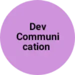 Business logo of Dev communication
