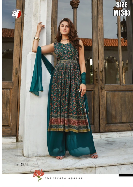 Kurti plazzo and duptta uploaded by Taha fashion from surat on 4/27/2023