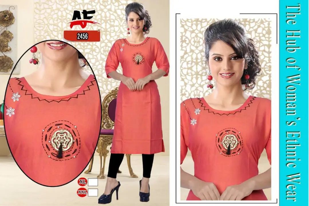 Embroidery kurti uploaded by Evergreen on 4/27/2023