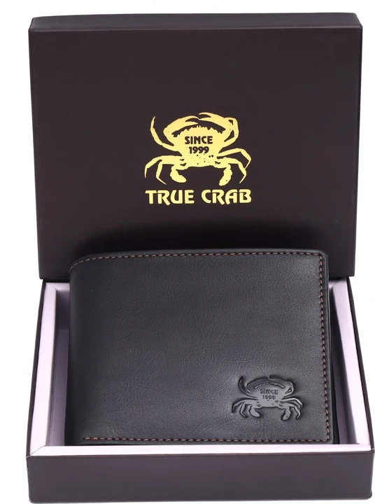 Tru crab Genuine leather wallet  uploaded by Fashion Avenue Kolkata on 4/27/2023