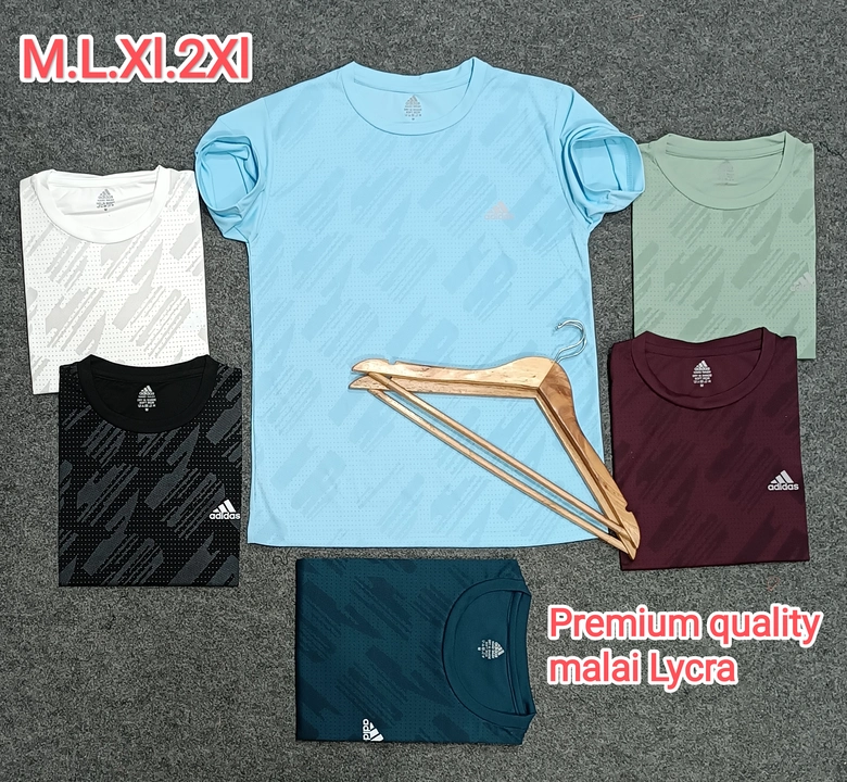 Premium quality malai Lycra round neck tshirt uploaded by VED ENTERPRISES  on 4/27/2023