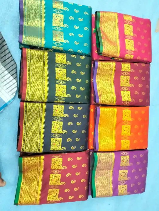 All-over buta  uploaded by M K Creation Fancy handloom silk Saree on 4/27/2023