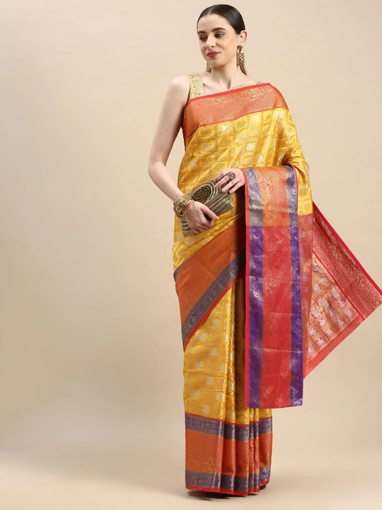 Kanchipuram Handloom silk saree  uploaded by SHIVA ENTERPRISE on 4/27/2023