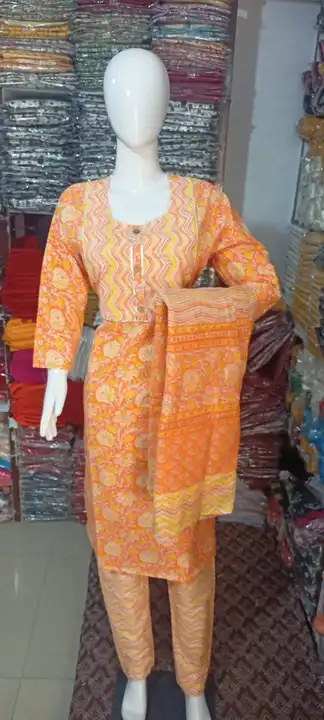 Cotton kurti set  uploaded by Haseen garments on 4/27/2023