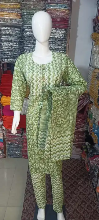 Cotton kurti set  uploaded by Haseen garments on 4/27/2023