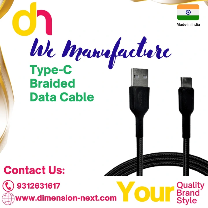 Post image Your Quality
Your Brand
Your Style
We Manufacture...!!!
Build Your own Brand

For Inquiries
Call and Whatsapp on - 9312631617
visit: www.dimension-next.com



#techcommerce #champion #oem #odm #powercable #power #specialoffer #manufacture #mobileaccessories #cable #data #madeinindia #products #Brand #quality #style #manufacturer #desktop #internet #network #mobile #tech #fitness #technology #gadgets #pro #smart #fashion