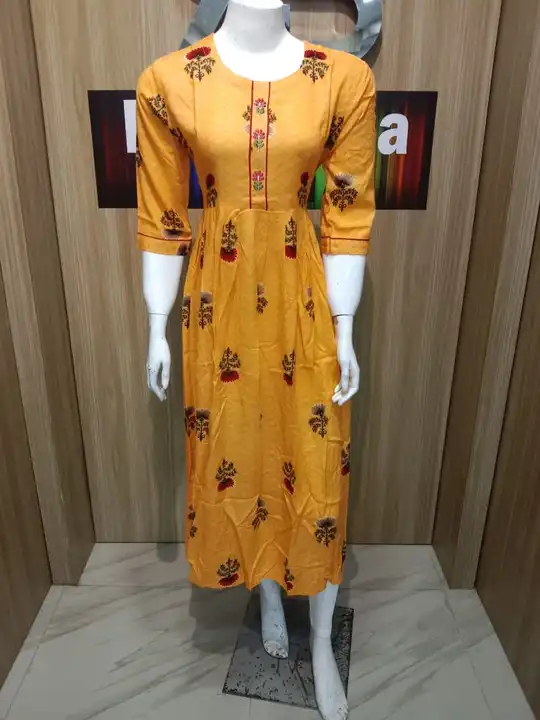 Printed anarkali  uploaded by Miss ethnic on 4/27/2023