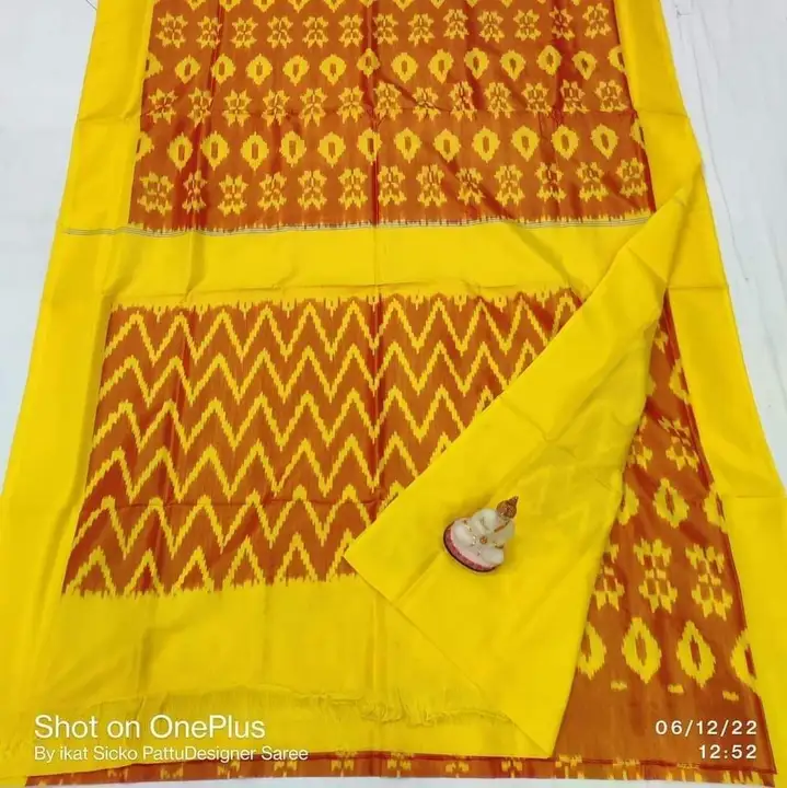 Pochampally Handloom Ikkat Sicko Pattu With Blouse Designer Sarees. Order for 📞+47 uploaded by KS HANDLOOM  on 4/27/2023
