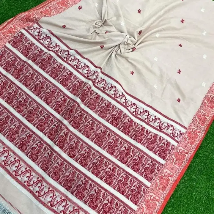 Handloom cotton saree uploaded by DOLPHIN SAREE KUTHIR on 4/27/2023