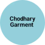 Business logo of Chodhary garment