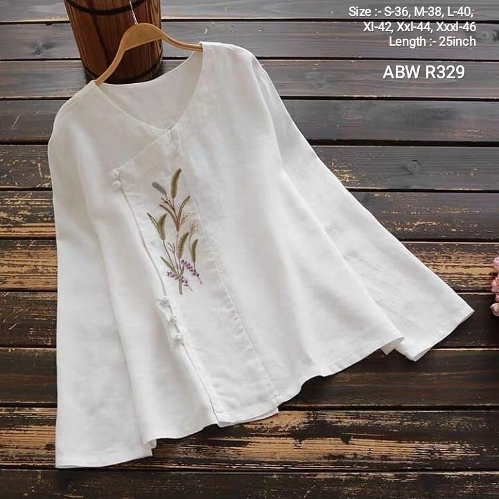 😊 *Available On Pre-Booking* 😊

🥳 _Sway through your Summers in this cute embroidery Tunic Tops_  uploaded by business on 3/7/2021