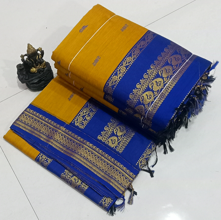 Kalyani cotton saree gadwal paithani ,,,, for orders ,9500209321 uploaded by Kanishka silks on 5/29/2024