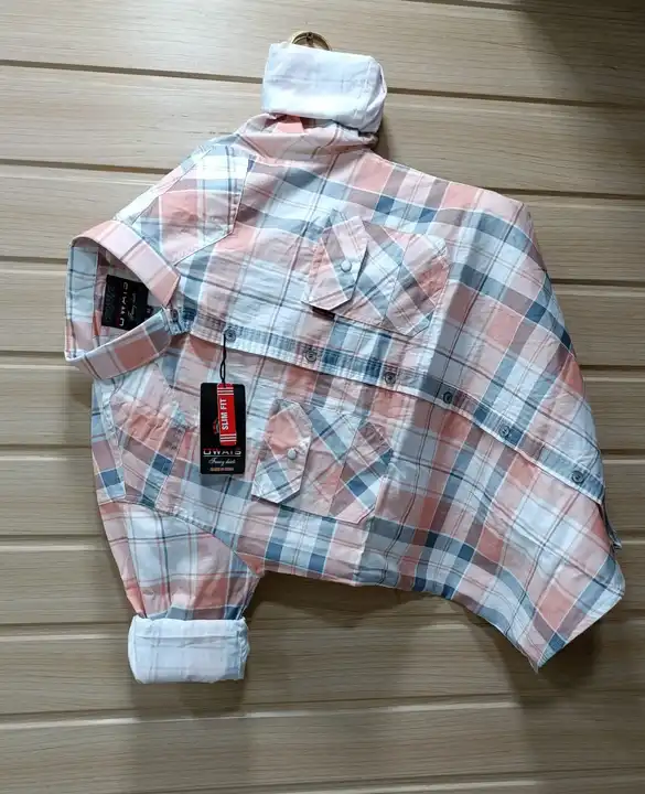 DOUBLE POCKET

COTTON CHECK

SIZE.M-L-XL/PRICE.280 uploaded by AMAAN GARMENTS  on 4/27/2023