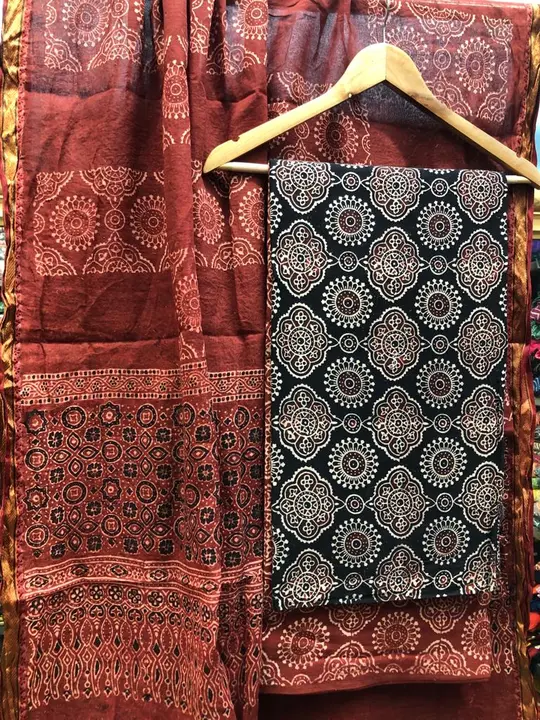 Real Ajrakh print Dress Material  uploaded by business on 4/27/2023