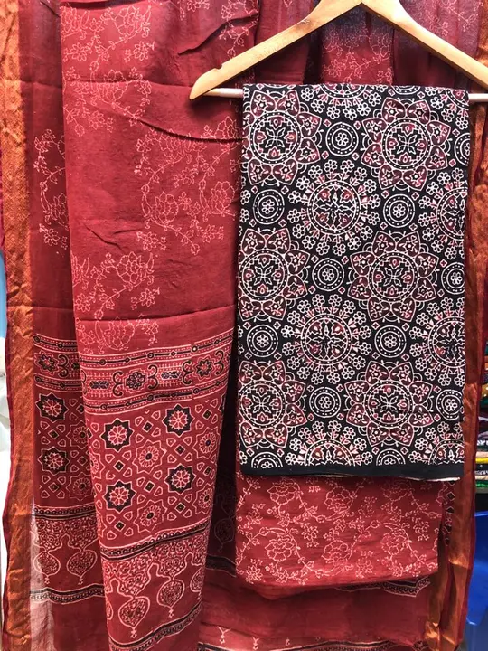 Real Ajrakh print Dress Material  uploaded by Ajrakh Bandhej on 4/27/2023