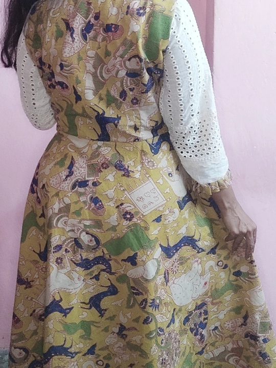 cotton boutiqe design long dress uploaded by mani fashion avanue on 4/27/2023