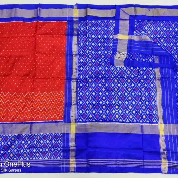 Pochampally Handloom Ikkat Pattu Sarees Order for 📞+47 uploaded by business on 4/27/2023