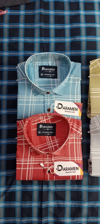 Cottan shirt  uploaded by DARAMEN Shirts             शर्ट मेनुफक्चरिंग  on 4/27/2023