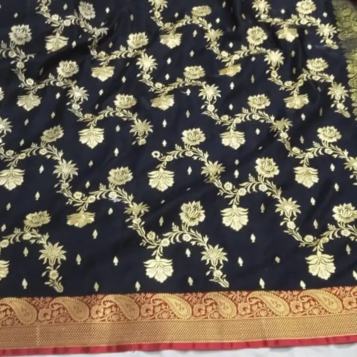Beautiful Banarasi Embroidery Saree  uploaded by Banarasi Trendy Saree on 4/27/2023